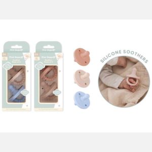First Step 3 Pack Silicone Soothers BAB333 (Pack size 6)