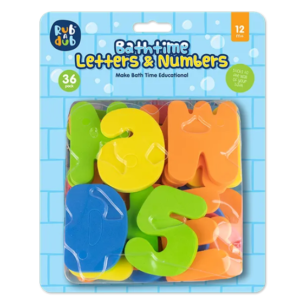 Bath time Letters & Numbers BAB400 (Pack size 6)
