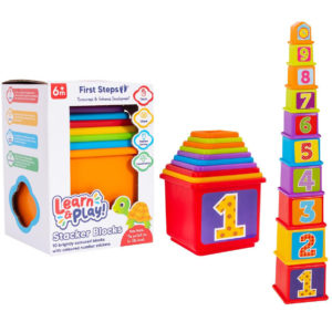 Learn & Play Stacker Blocks BAB475 (Pack size 3)