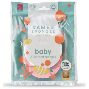 Ramer  Ultra Soft Baby Sponge Twin Pack (Pack size 6)