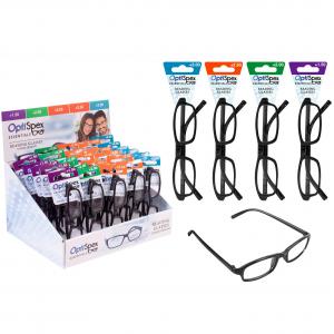 Optispex Reading Glasses GEN125 (Pack size display of 30)