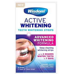 Wisdom Active whitening Strips GEN015 (Pack size 12)