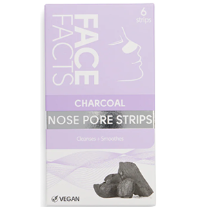 Face facts Charcoal Nose Pore Strips GEN026 (Pack size 12)