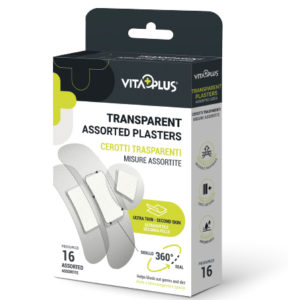 Vitaplus Asst Transparent Plasters GEN334 (Pack size 6)