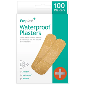 Proplast Waterproof Plasters GEN161 (Pack size 6)