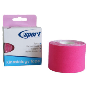 Kinesology Tape Pink GEN384 (Pack size 3)