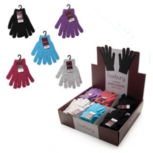 Ladies Winter Gloves Asst GL154cdu GEN539 (pack size Display of 48)