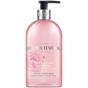 Bayliss & Harding Peony,Lychee & Vanilla handwash GEN859 (pack size 3)