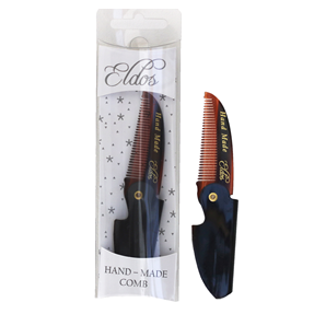 Handmade Folding Moustache Comb HCB088 (pack size 6)
