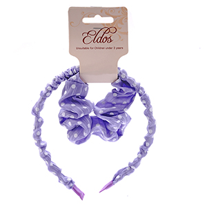 Hair Accessories Alice & Scrunchy Set HDR1875 - (Pack size 6)