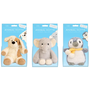Microwaveable Animal Hottie 20cm . HOM137340B (pack size 3 - One of each)