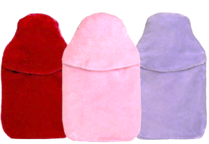 Fleece Covered Hot Water Bottles RND043 (Pack size 6)