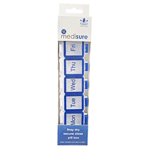 Stay Dry Secure Close Pill Box GEN095 (Pack size 6)