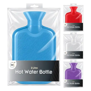 Double Ribbed Hot Wate bottles RND065 - (Pack size 12)