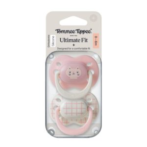 Tommee Tippee Ultimate Fit Soother Girl 0-6m  TOM433650 (pack size 3)