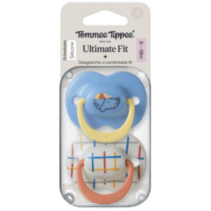 Tommee Tippee Ultimate Fit Soother 6-18m Boys TOM433651 (Pack size 3)