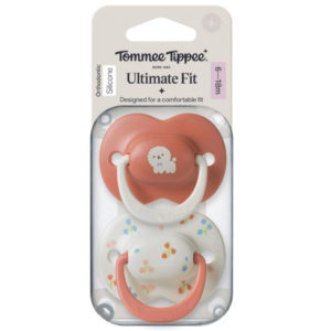Tommee Tippee Ultimate Fit Soother 6-18m Girl TOM433652 (Pack size 3)