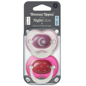 Tommee Tippee Night Glow Soothers 18-36 TOM433663