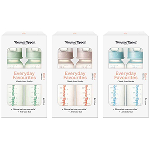 Tommee Tippee Everyday Favorites Feeding Bottles 250ml TOM447973 (pack size 3)